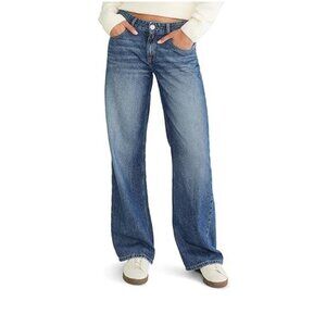 Aeropostale Women's Size 8 Reg Low Rise Baggy Wide Leg Jeans